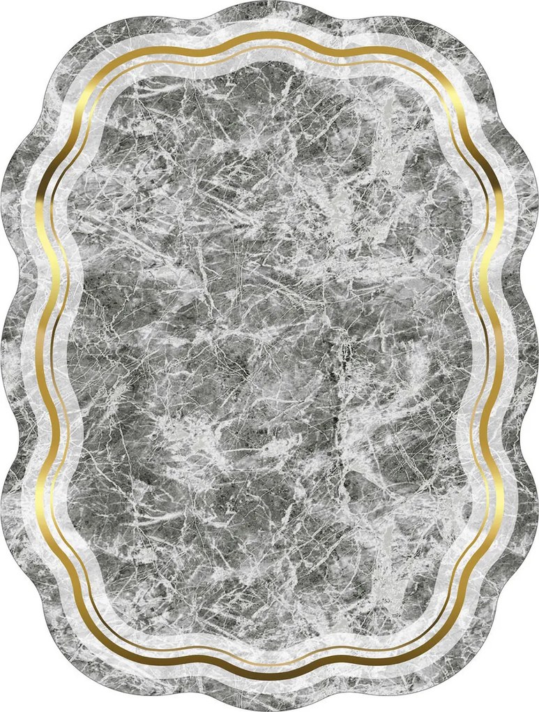 Covor, Aln600203Gl07, 160x230 cm, Gri