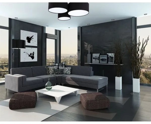 Plafonieră SPACE 3xE27/60W/230V