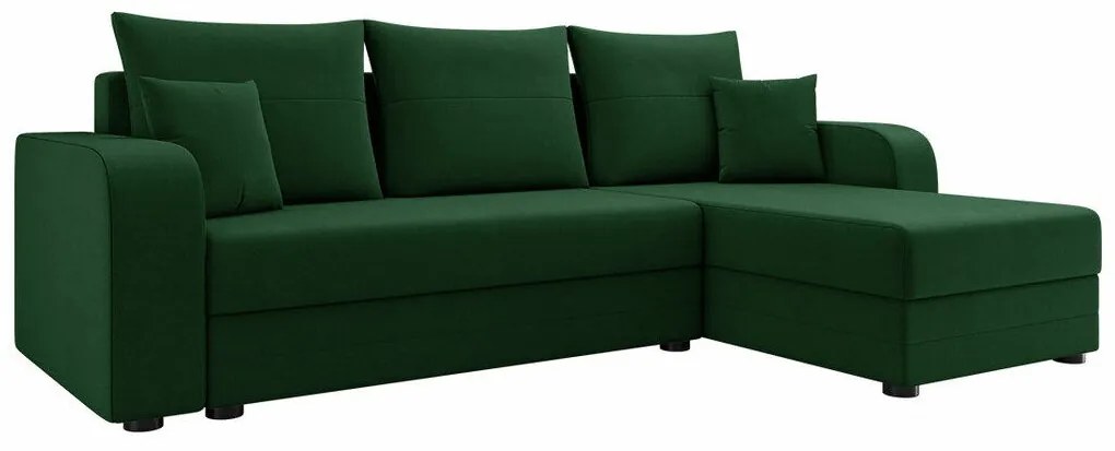 Colțar Memphis 112Cutie de pat, 237x139x84cm, 89 kg, Picioare: Plastic