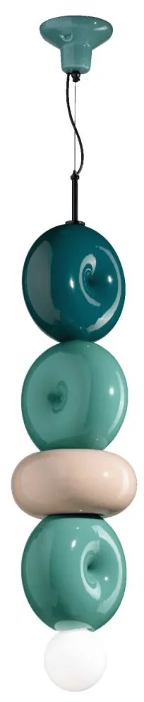 Lustra retro realizata manual din ceramica Bumbum