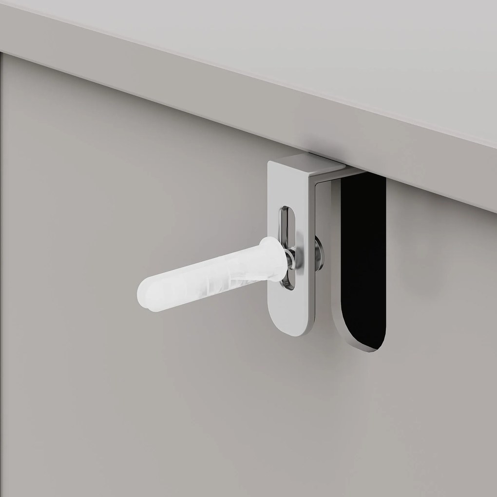 Bufet minimalist pentru sufragerie, Gri | Aosom Romania