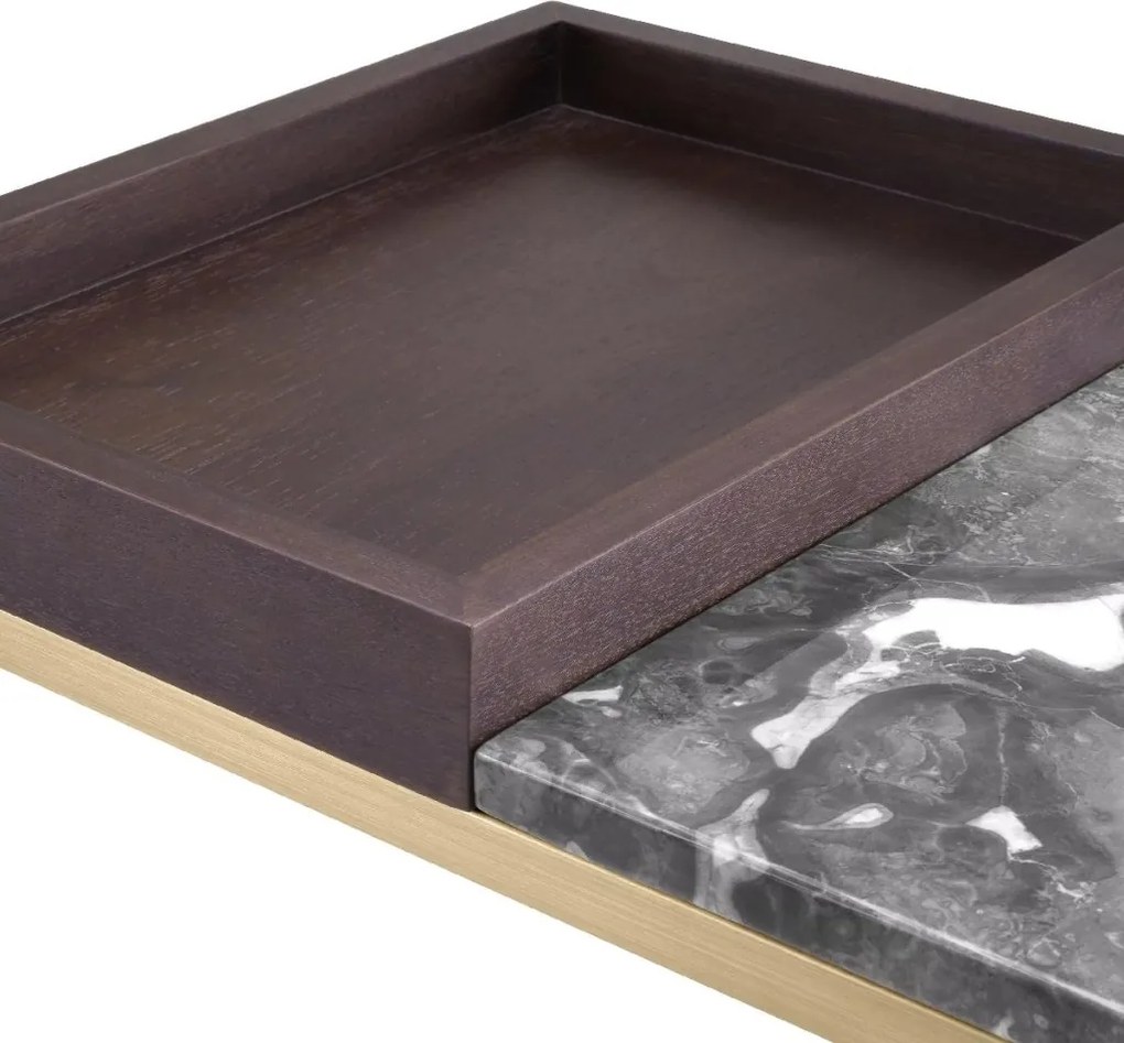 Masuta de cafea design LUX cu blat din marmura Forma