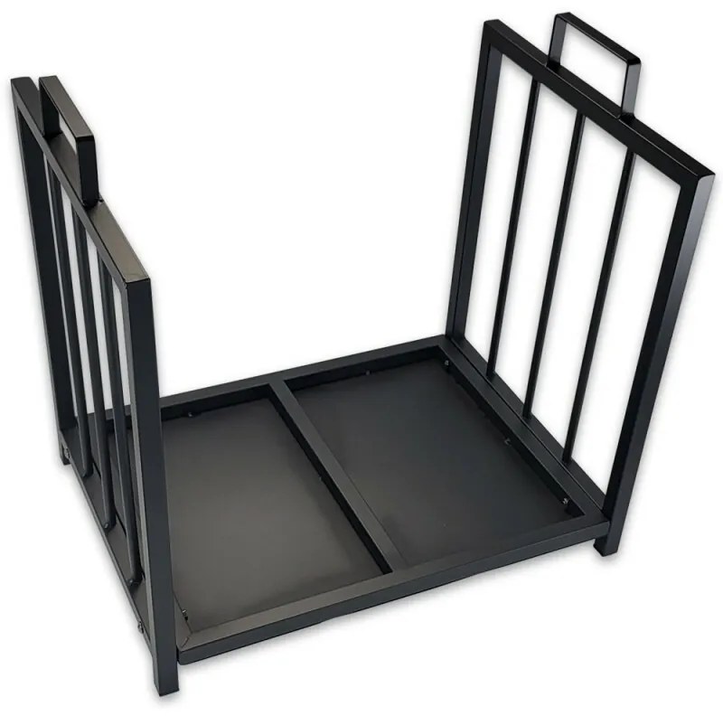Suport metalic Aldotrade pentru lemne cu geantă detransport, 51 x 37 x 50,5 cm