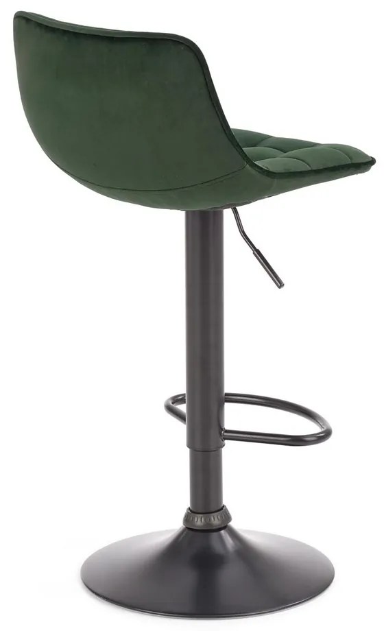 Scaun de bar Kinsley, verde/negru