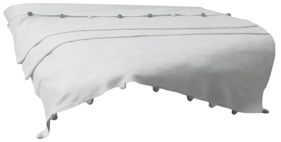 Cuvertură crem din polar, fleece 150x200 cm Pom Pom – Mijolnir