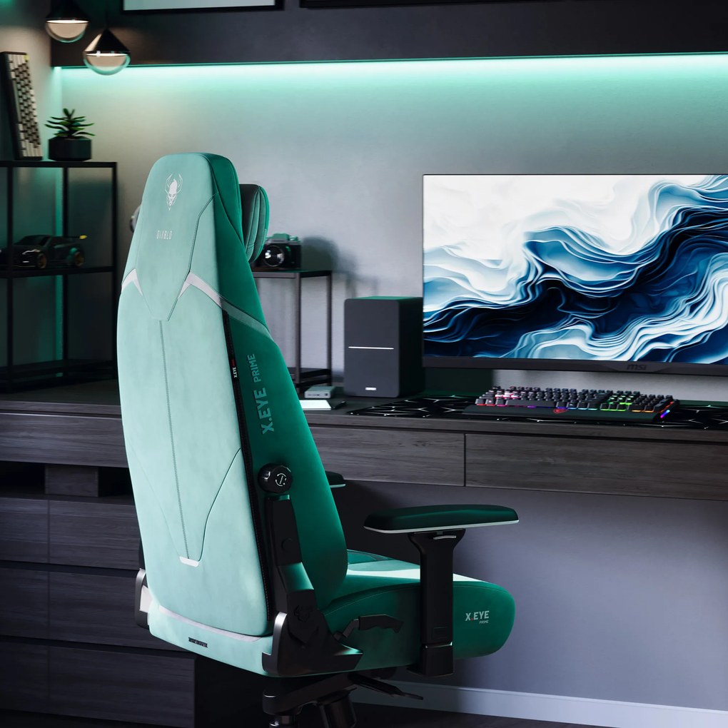 Scaun de gaming Diablo X.Eye Prime Mystic Mint Normal Size