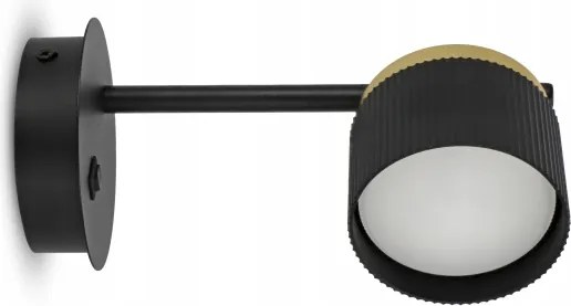 Lampă de perete 1xGX53/35W/230V neagră/aurie