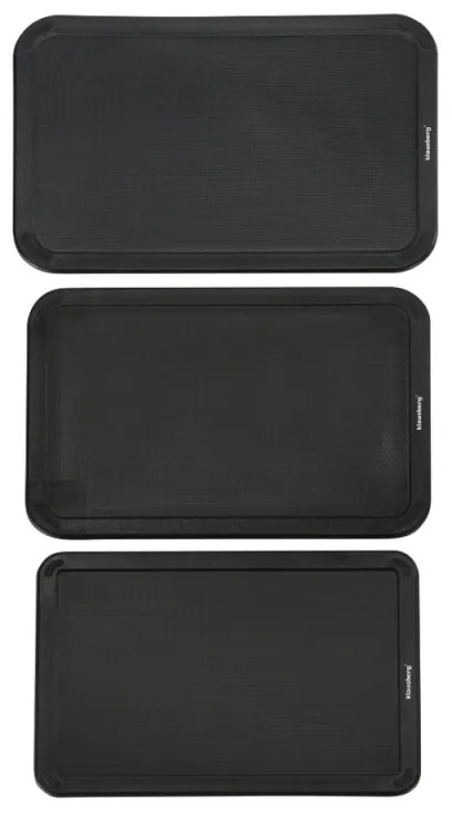 Klausberg KB 7980 set cuțit și placă de tăiat, 8 piese, Oțel inoxidabil, Suport, Negru/inox