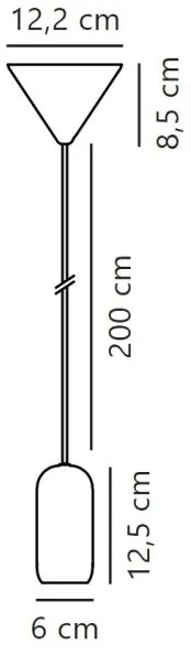 Lustră pe cablu Nordlux NOTTI 1xE27/40W/230V negru