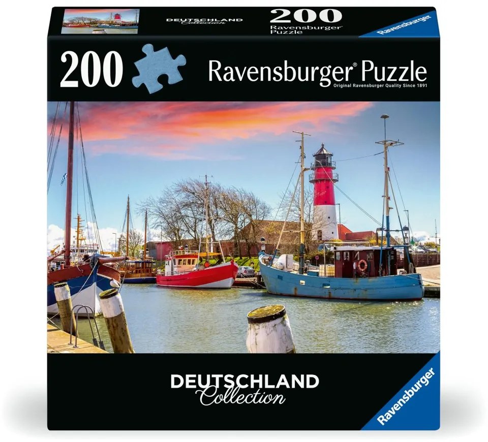 PUZZLE MOMENT PORTUL DIN AHLBECK 200 PIESE - RAVENSBURGER (RVSPA01476)