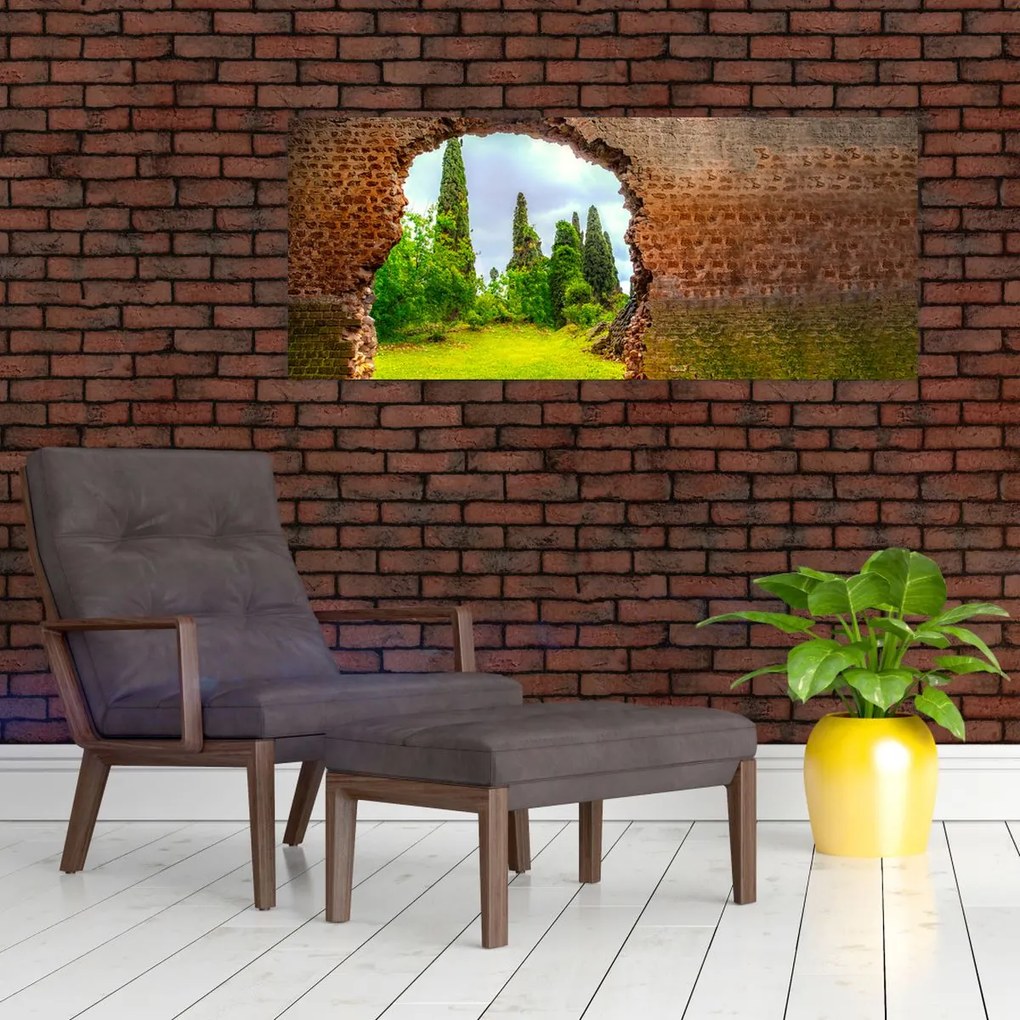 Tablou - Grădina Edenului (120x50 cm)