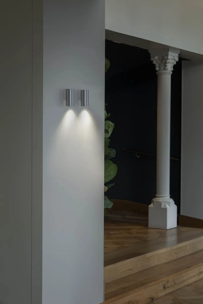 Aplica perete ambientala design modern STAN aluminiu/negru