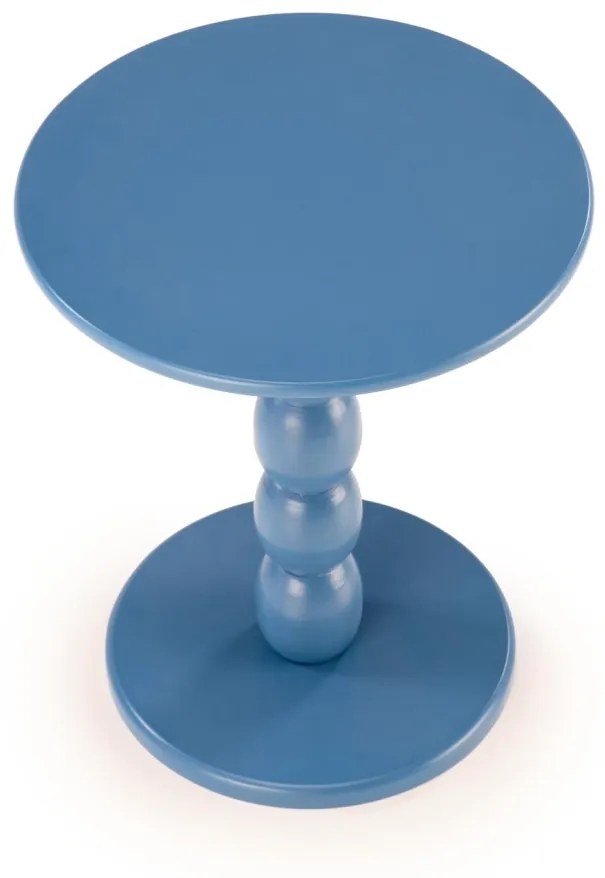 Masa de cafea rotunda Cirilla albastra ø40/h47 cm