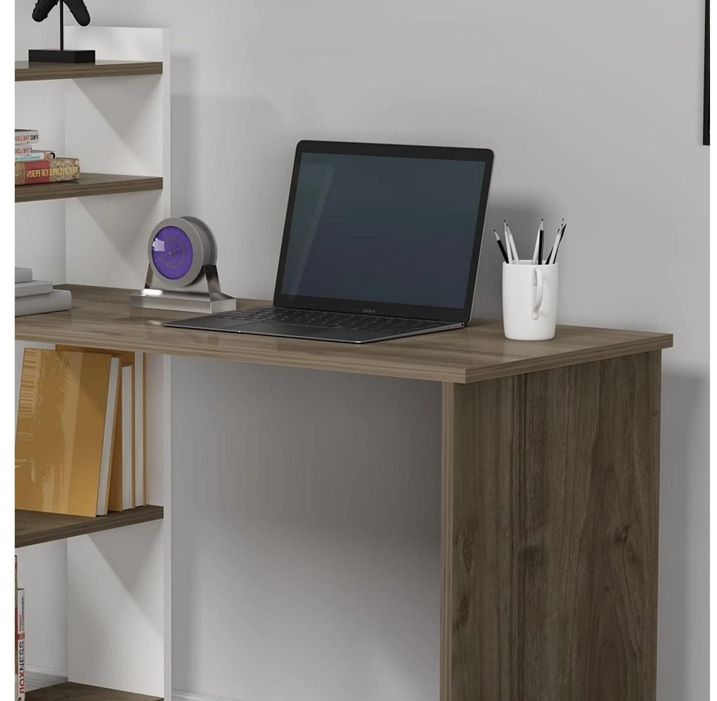 Masă PC Nomive (Nuc + alb) . 1094918