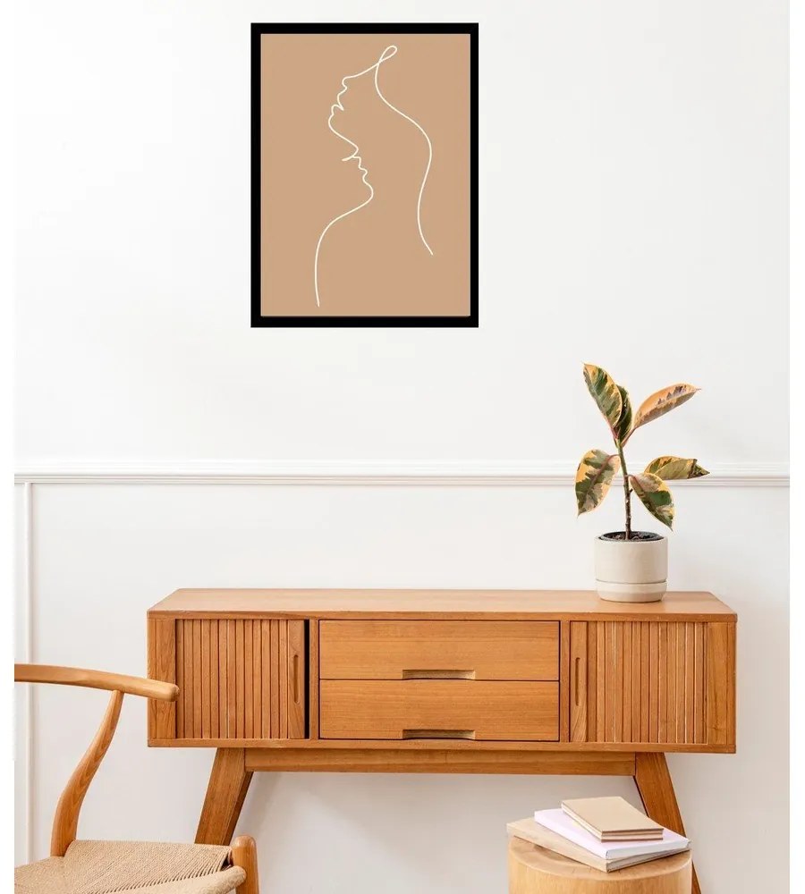 Poster 29x41 cm Lovers Line Art – Veronika Boulová