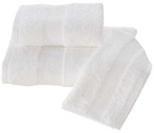 Set prosoape și prosop de corp DELUXE, 3 buc Roz pal / Dusty rose