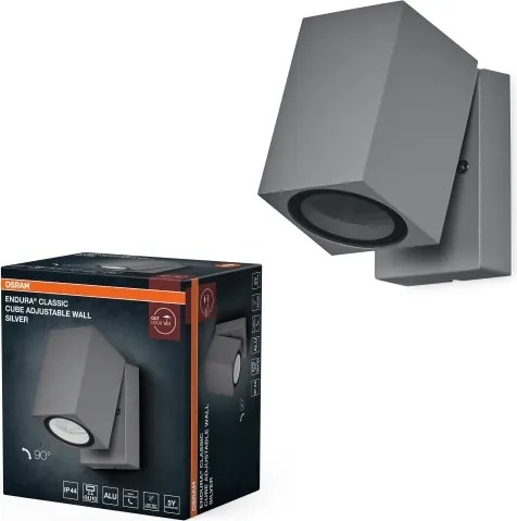Osram - Aplica de perete pentru exterior ENDURA CLASSIC 1xGU10/35W/230V IP44 gri