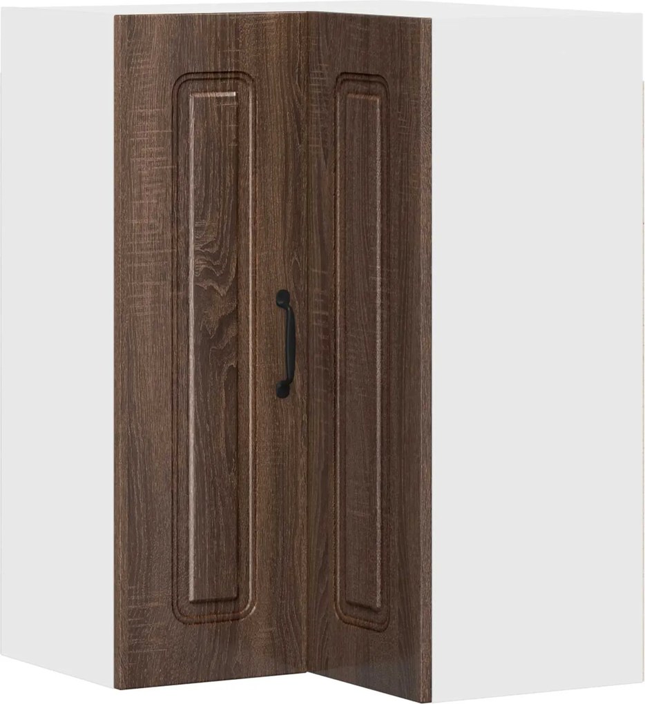 vidaXL Dulap de bucătărie Kalmar Stejar închis 57 x 57 x 80 cm