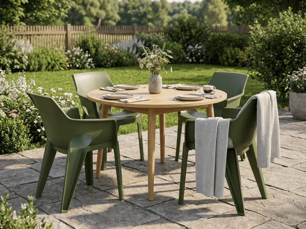 Scaun bucatarie pentru gradina HARTMAN IVY, verde