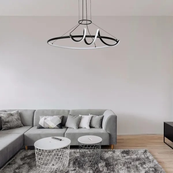 Lustră LED dimabilă pe cablu Rabalux 72022 MENAZI LED/46W/230V 3000-6500K + telecomandă