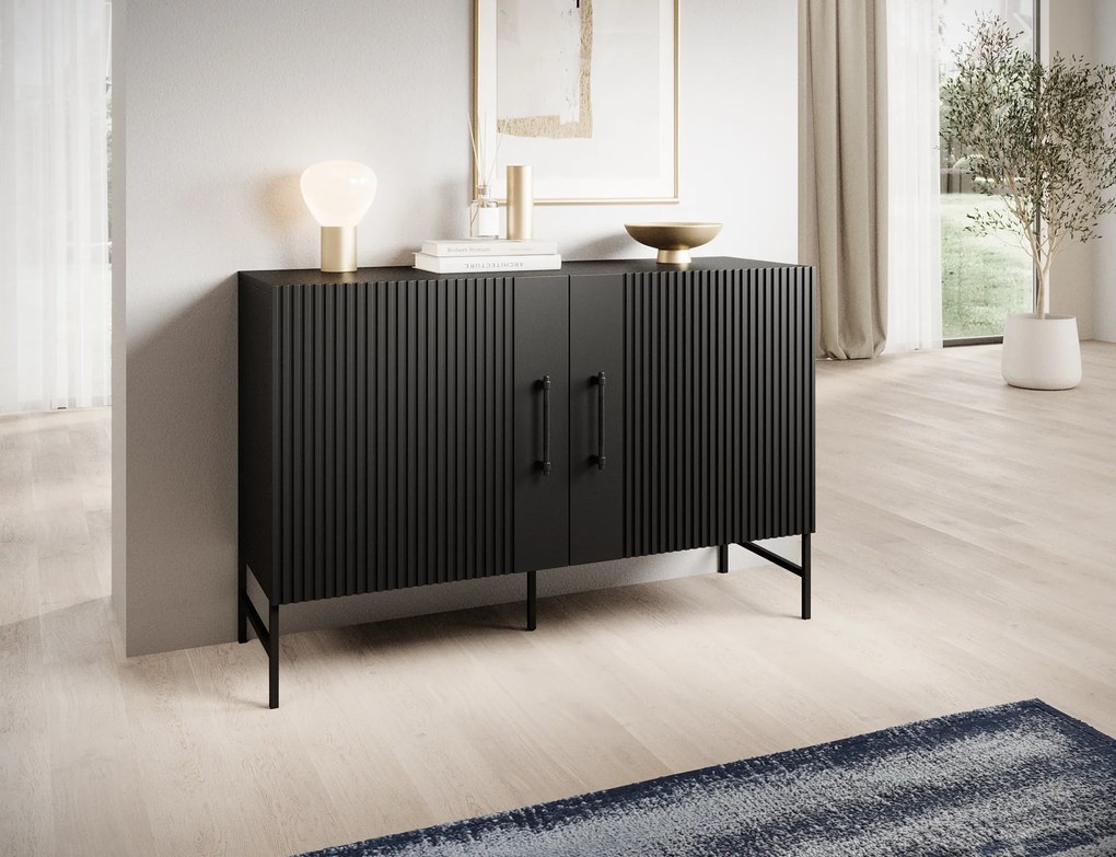 Comoda RAFTT 120x80cm, neagra