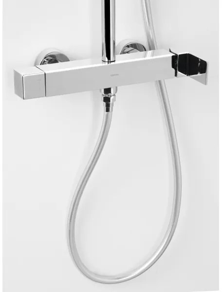 Sapho - Set de duș CUBEMIX cu baterie, crom lucios