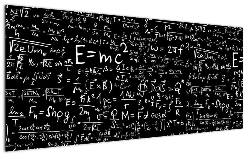 Tablou - Matematică (120x50 cm)