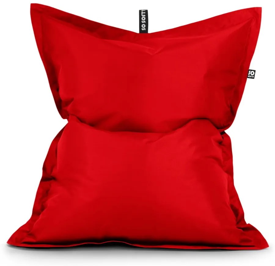 Fotoliu bean bag roșu Pad XXL – So Soft?