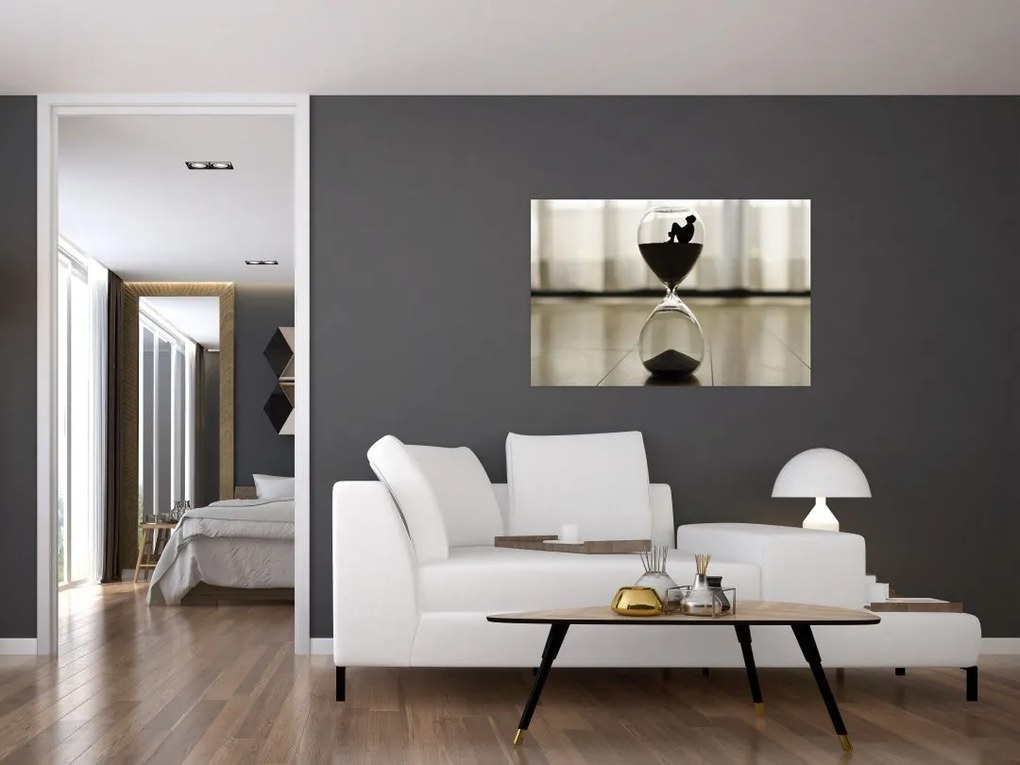 Tablou cu clepsidra (90x60 cm)