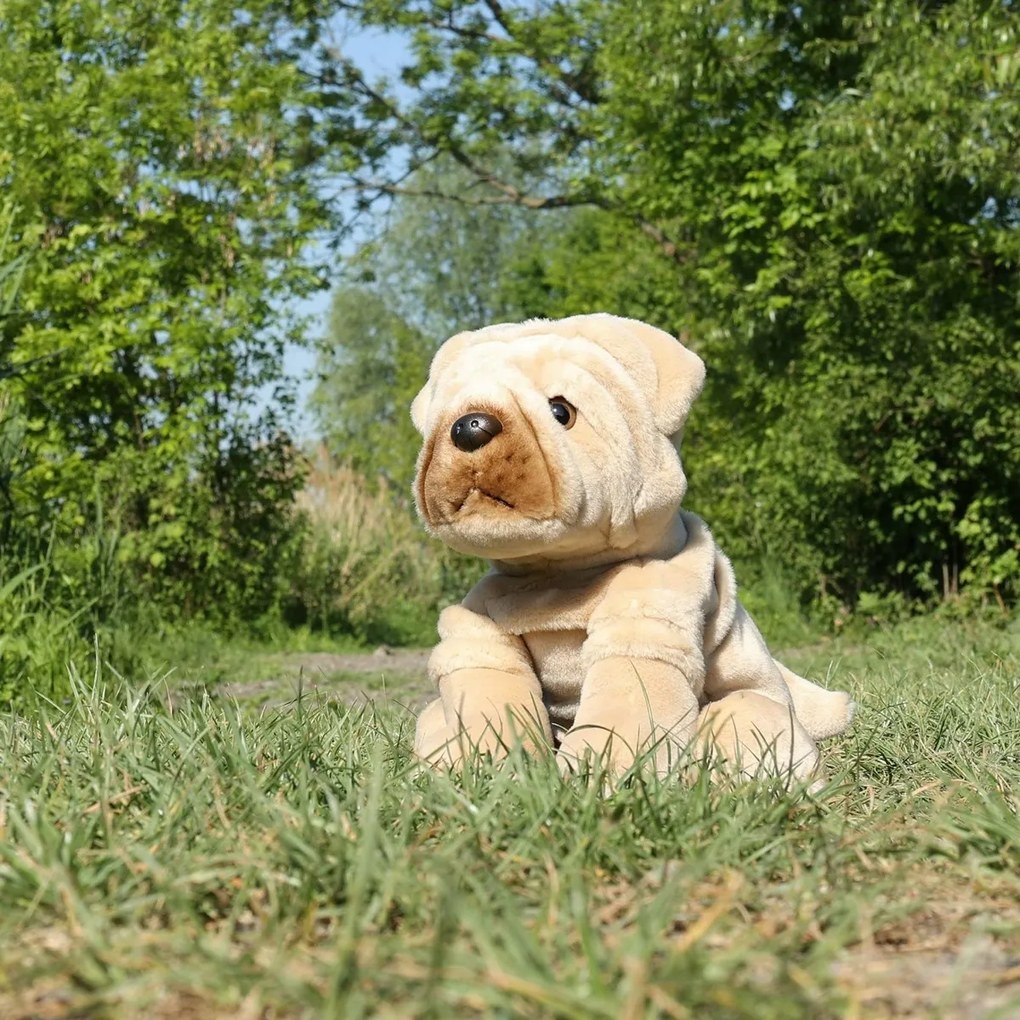 Câine de pluș Rappa Sharpay 30 cm ECO - FRIENDLY