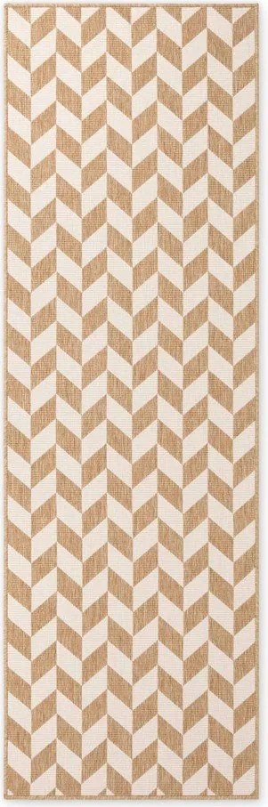 Covor tip traversă pentru interior și exterior crem/în culoare naturală 80x200 cm Haringey Terrick – Ted Baker