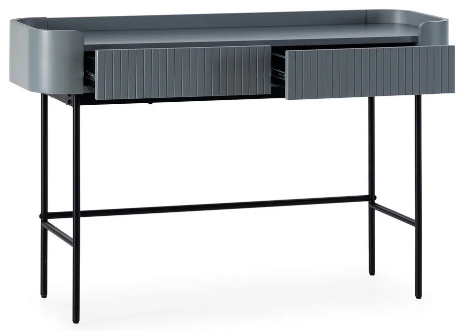 Masă consolă albastră 40x120 cm Willa – MOME