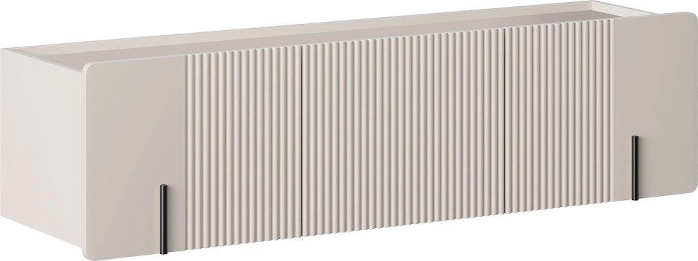 Dulap TV Malmi 150 cm suspendată - cașmir / negru