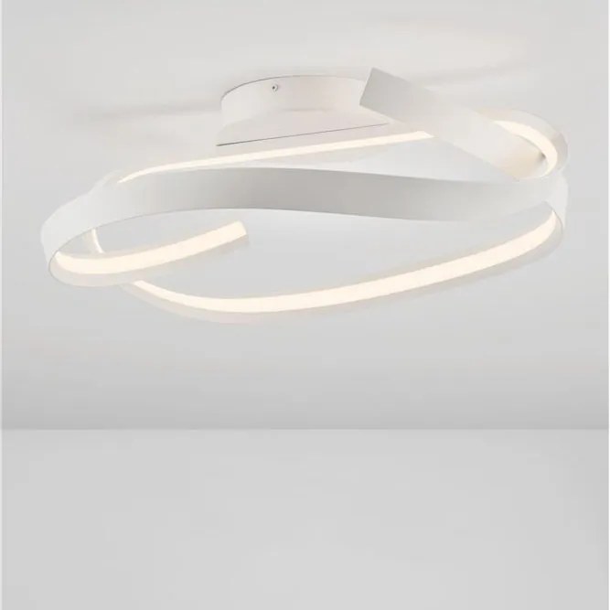 Lustra aplicata LED CCT OLIA aluminiu alb