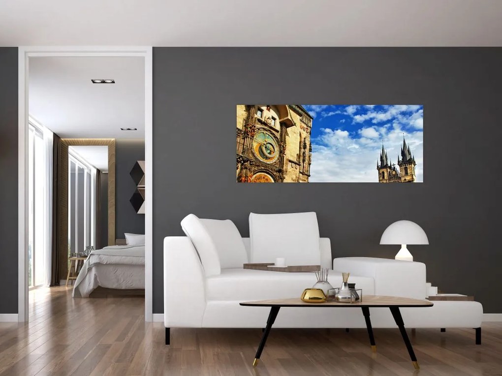 Tablou - Ceasul astronomic din Praga (120x50 cm)