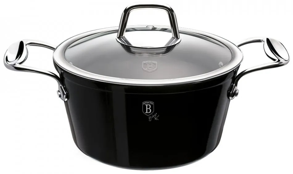 Oala cu capac 24 cm Black Royal Collection Berlinger Haus BH 1677