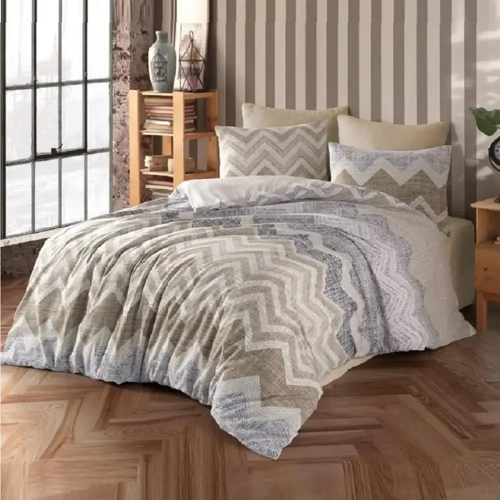 Lenjerie de pat bumbac satinat 2 persoane,homs,serie D 270,00037