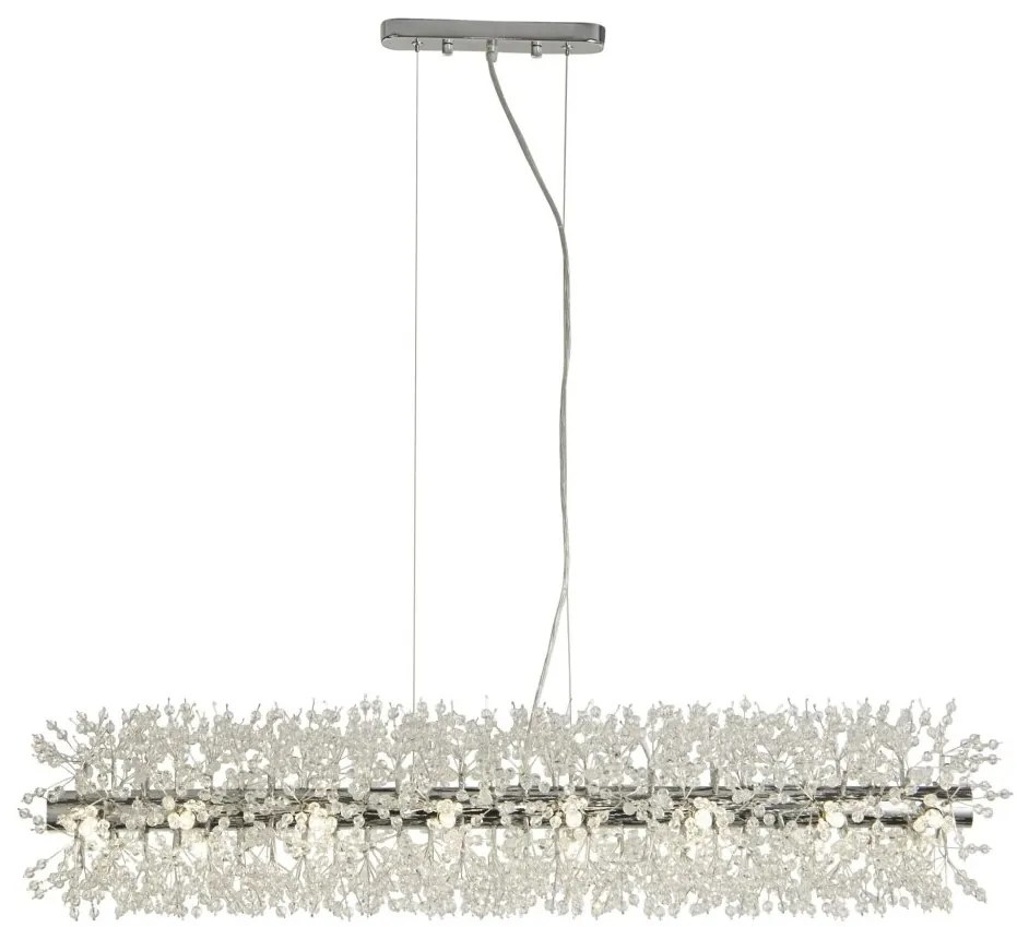 Lustra suspendata design deosebit din margele din sticla Sunburst 16Lt