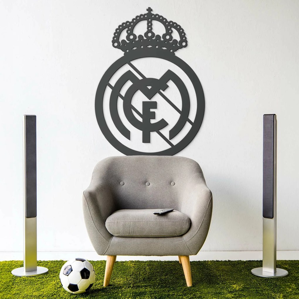DUBLEZ | Tablou Real Madrid din lemn