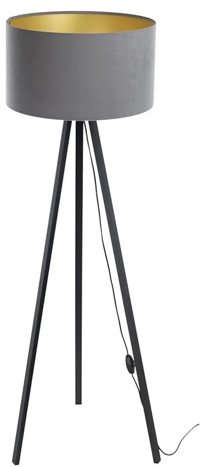 Lampă de podea STANDART 1xE27/60W/230V gri/wenge