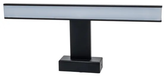 Aplica LED de perete pentru baie SHINE, 7W, 230V, 30 cm, IP44, negru