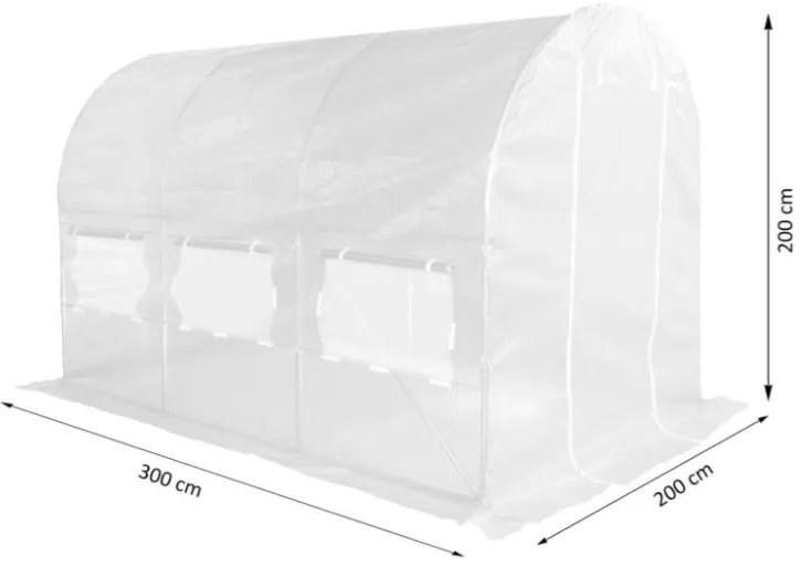 Solar de grădină 2x3m cu filtru UV PREMIUM