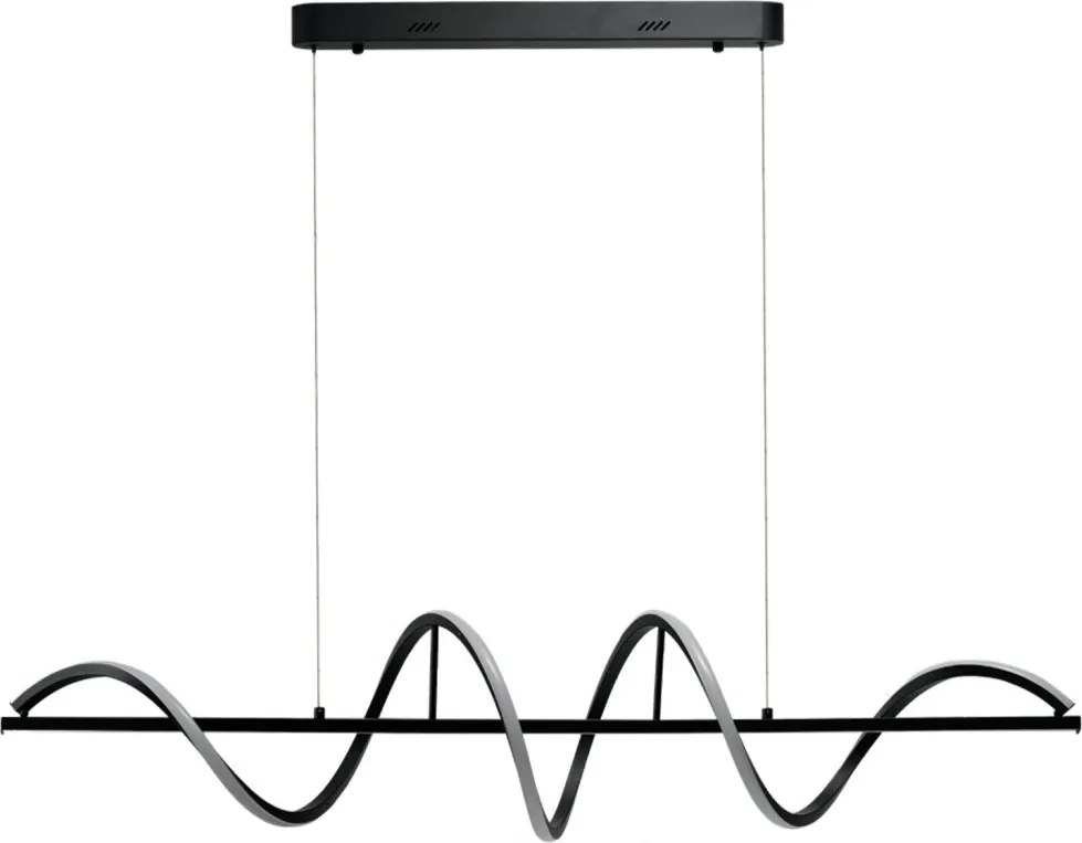 Lustra LED suspendata design modern MEMPHIS negru 3-STEP DIMM