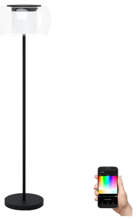 Eglo 99037 - Lampă de podea LED RGB reglabilă BRIAGLIA-C LED/24,8W/230V