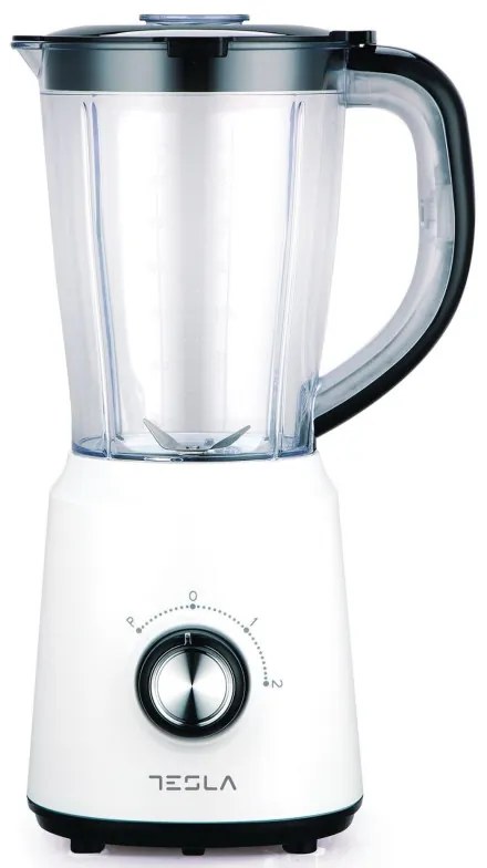 Blender Tesla BL201W, 500W, 2 viteze, Pulse, 1,5 L, Alb