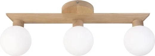 Lustră aplicată ANTONIO 3xG9/5W/230V stejar/alb