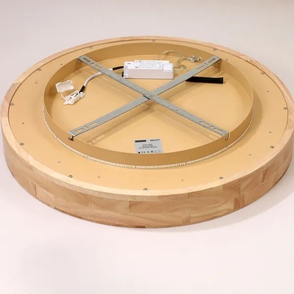 Plafonieră Brilagi-LED FALCON WOOD LED/40W/230V 3000/4000/6000K 60 cm lemn