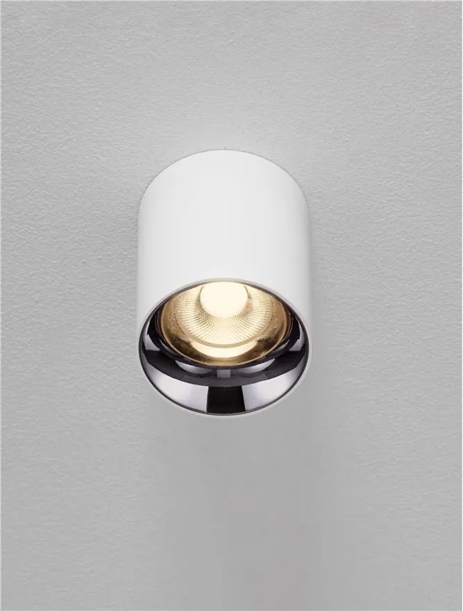 Spot LED aplicat diametru 7,2cm ANETO alb, NVL-9695150
