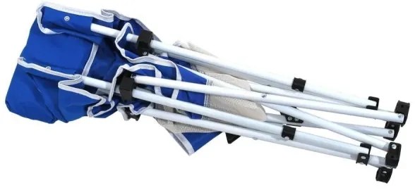 Șezlong de grădină albastru