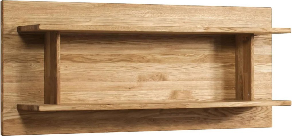Poliță stejar masiv Lucca, 60 × 140 × 31,8 cm